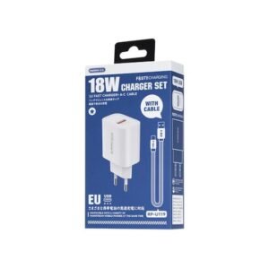 Chargeur Remax 18w U119 USB-A Avec Cable Type C